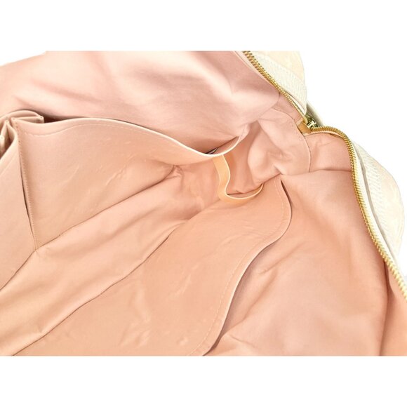 LOUIS VUITTON Pink Denim LV Messenger Bag Laptop Womens Pink White Crossbody GM - Picture 12 of 16